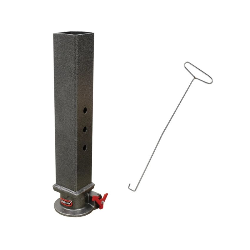 GEN-Y Hitch GH-7101 Gen-Y Viking 4in Square Tube Gooseneck Static Hitch w/SnapLatch 2-5/16in Coupler 8.5K TW 30K