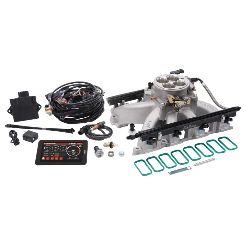 Edelbrock 35740 Pro Flo 4 EFI System Seq Port LS Gen III/IV Victor Jr Rect Port 550 HP Max 35lb/hr