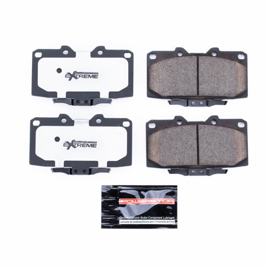 PowerStop Z26-647 PowerStop - Z26 Performance Carbon-Fiber Ceramic Brake Pads with Hardware Kit