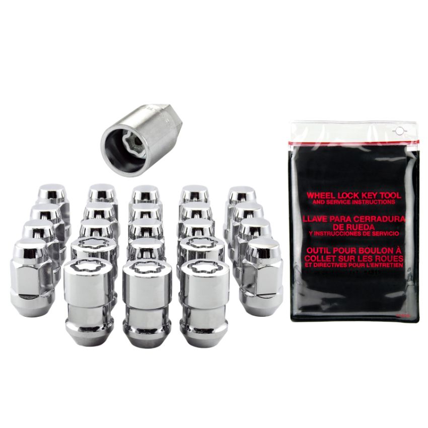McGard (84563 1/2-20 MCG 23-PC JEEP WRANGLER INSTALL KIT, BULGE (3/4 HEX)-OAL 1.45
