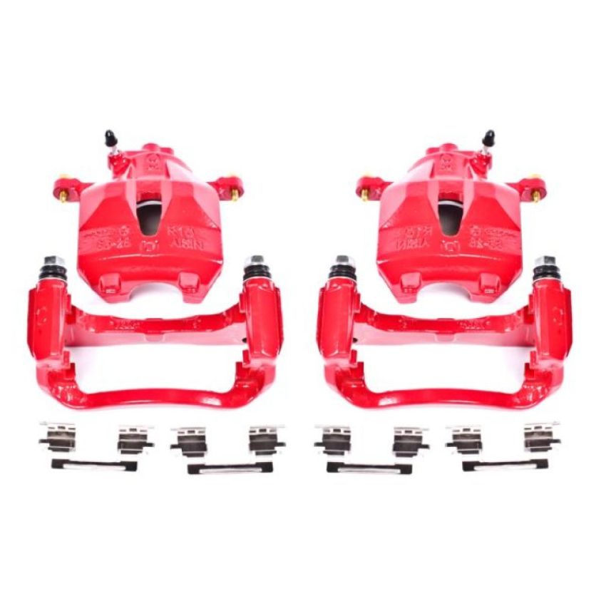 PowerStop S2714 Red Powder Coated Calipers