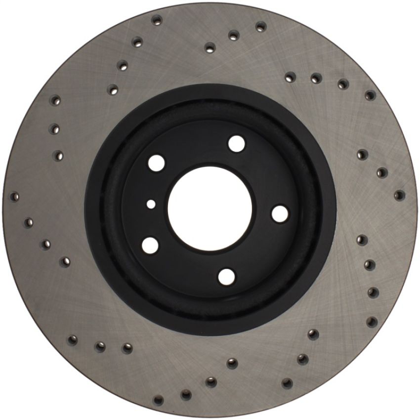 Stoptech 128.42080R 08-09 Infiniti EX35 / 05-08 G35 / 09 G37 / 06-09 M35/M45 Drilled Right Front Rotor