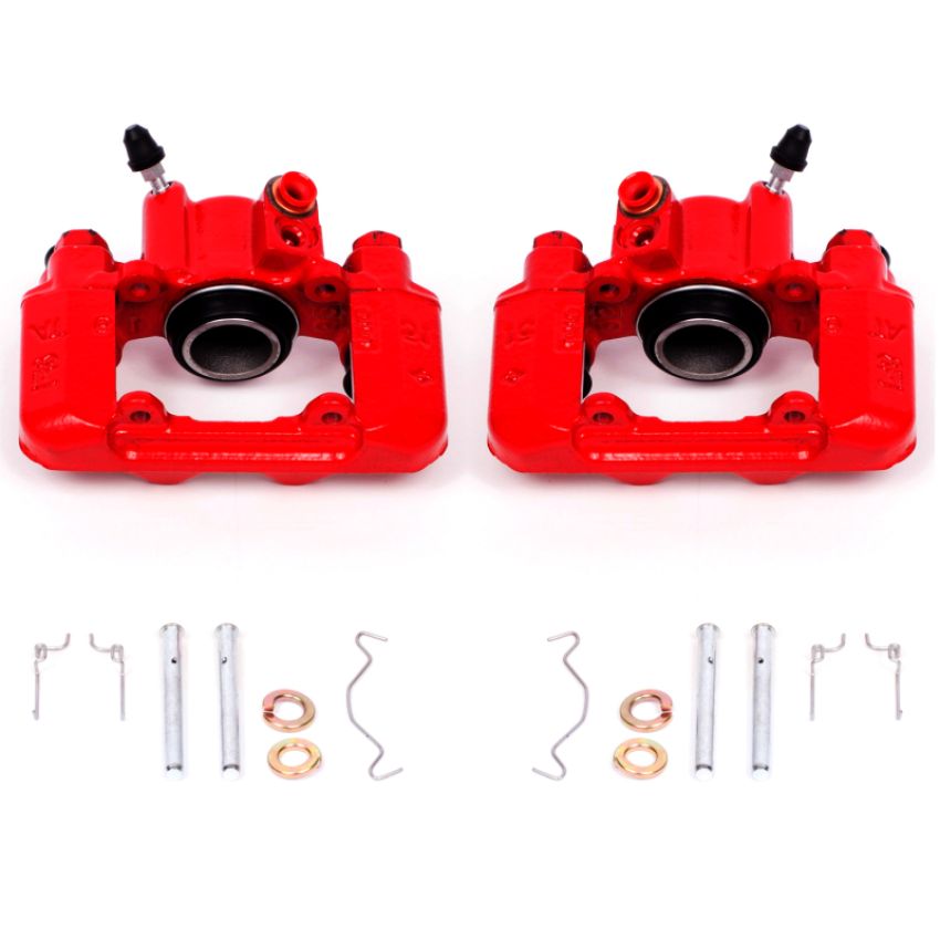 PowerStop S2612 Red Powder Coated Calipers