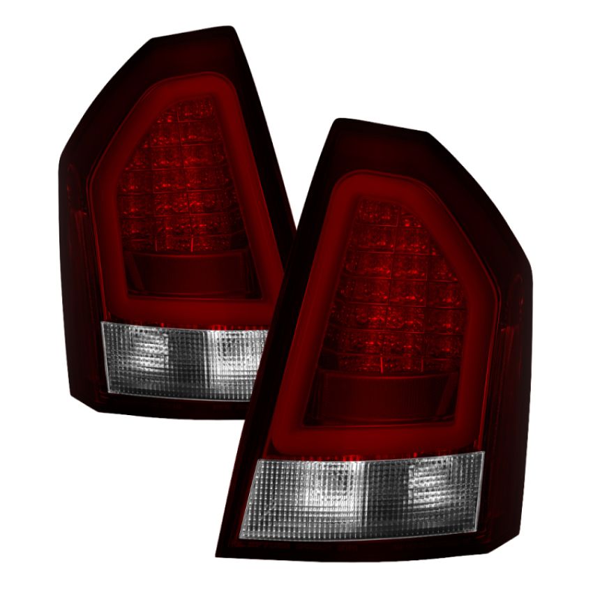 SPYDER 5083333 LED Tail Lights - Version 2 - Red Clear