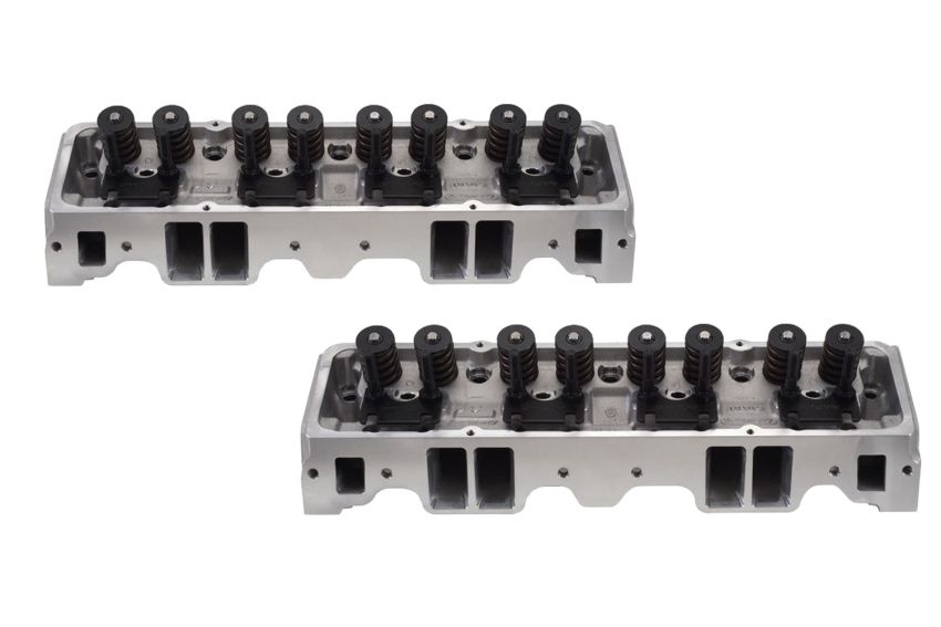 Edelbrock 5089 Cylinder Head E-Street SB Chevrolet 64cc (Complete Pair)