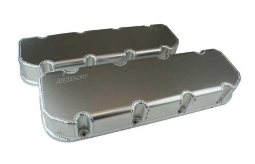 Moroso 68336 SBC 4.5in Rox Head Fabricated Valve Cover w/o Oilers
