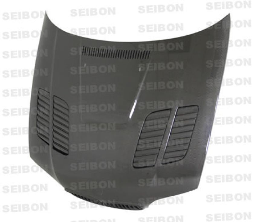 Seibon HD0205BMWE462D-GTR 02-05 BMW E46 2dr GTR-Style Carbon Fiber Hood
