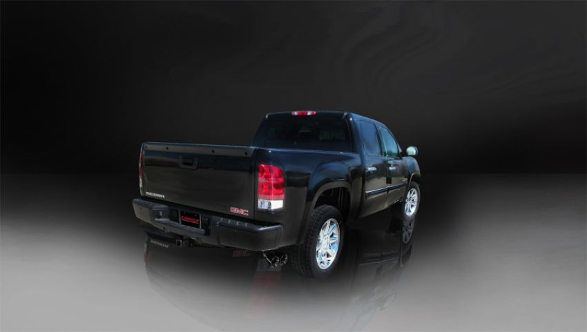 Corsa Performance 14261BLK 3.0in. Cat-Back Single Side Exit with Twin 4.0in. Black PVD Pro-Series Tips