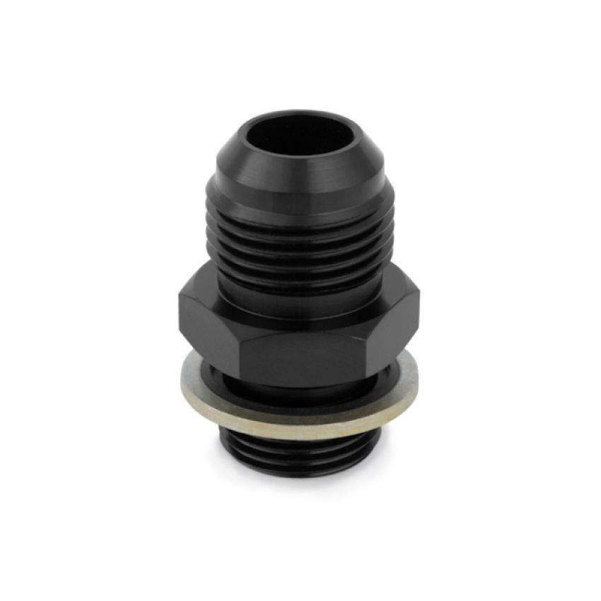 Mishimoto MMSPF-10ANBK Sandwich Plate Fitting M20 x -10AN Black