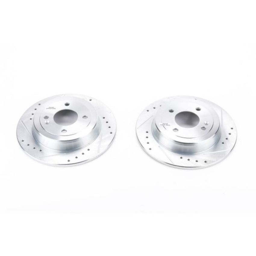 PowerStop JBR1565XPR PowerStop Evolution Performance Drilled, Slotted & Plated Brake Rotor Pair