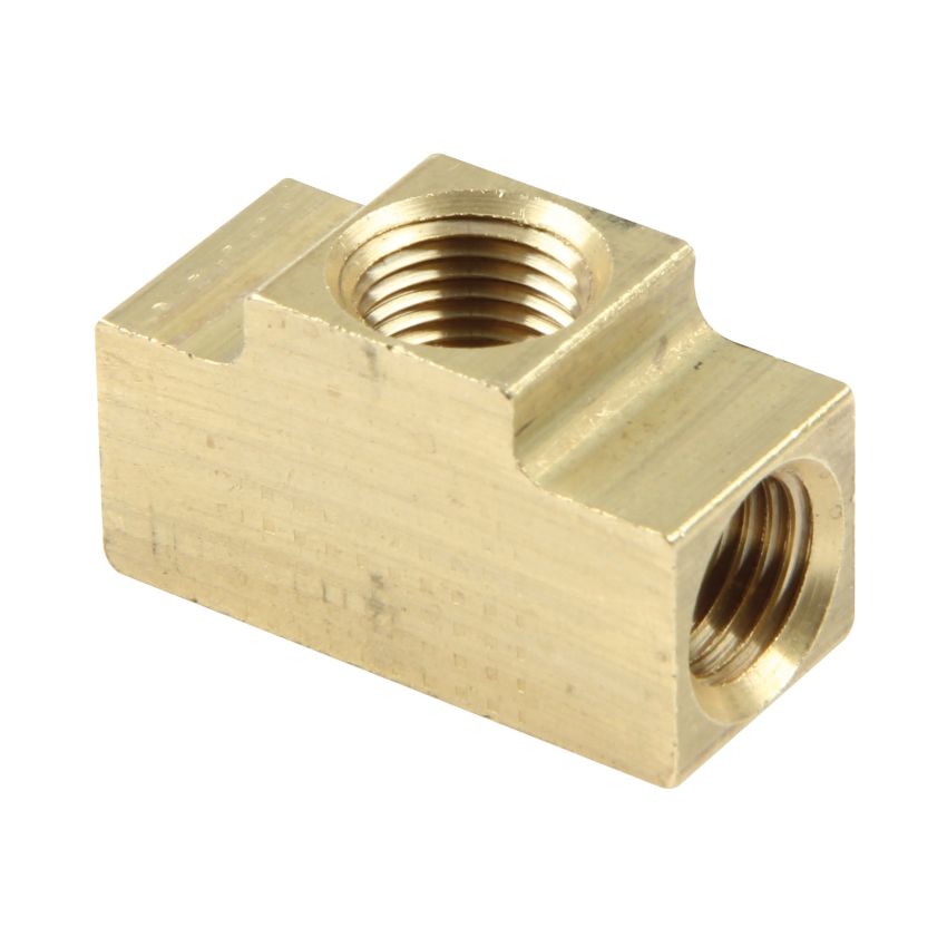 ALLSTAR PERFORMANCE ALL50137-10 Inverted Flare Tee 3/16in w/ 1/8NPT 10pk