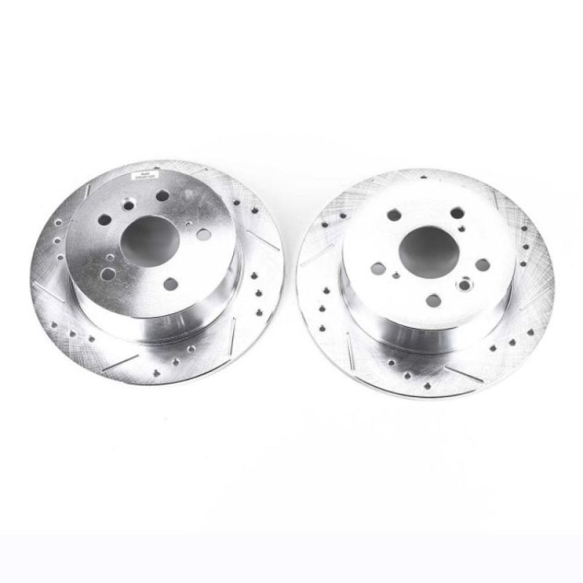 PowerStop JBR1145XPR PowerStop Evolution Performance Drilled, Slotted & Plated Brake Rotor Pair