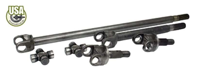 Yukon Gear & Axle ZA W26018 USA Standard 4340 Chrome-Moly Replacement Axle Kit For 88-98 Ford 60 Front