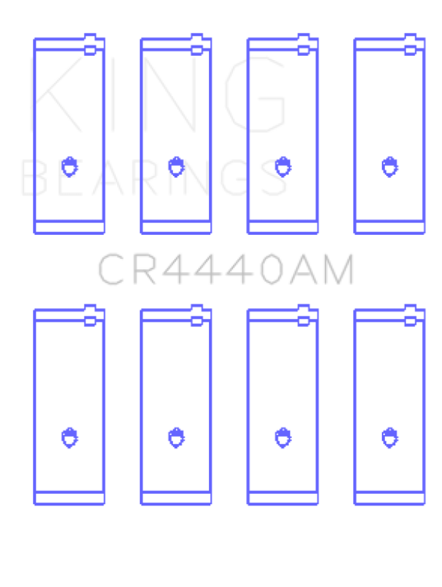 King Engine Bearings CR4440AM0.75 Ford 73HM 83HM 85HM Cosworth Yb (Size +0.75mm) Connecting Rod Bearing Set