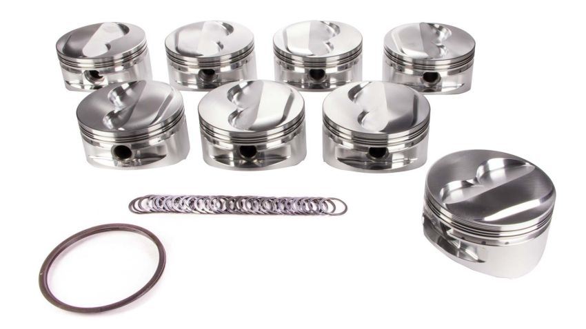 JE Pistons 182033 400 SBC .165 DOME Set of 8 Pistons