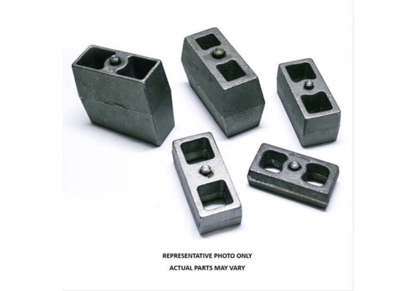 Superlift 048-2 Universal Application - Rear Lift Block - 4in Lift - w/ Flat - Pair