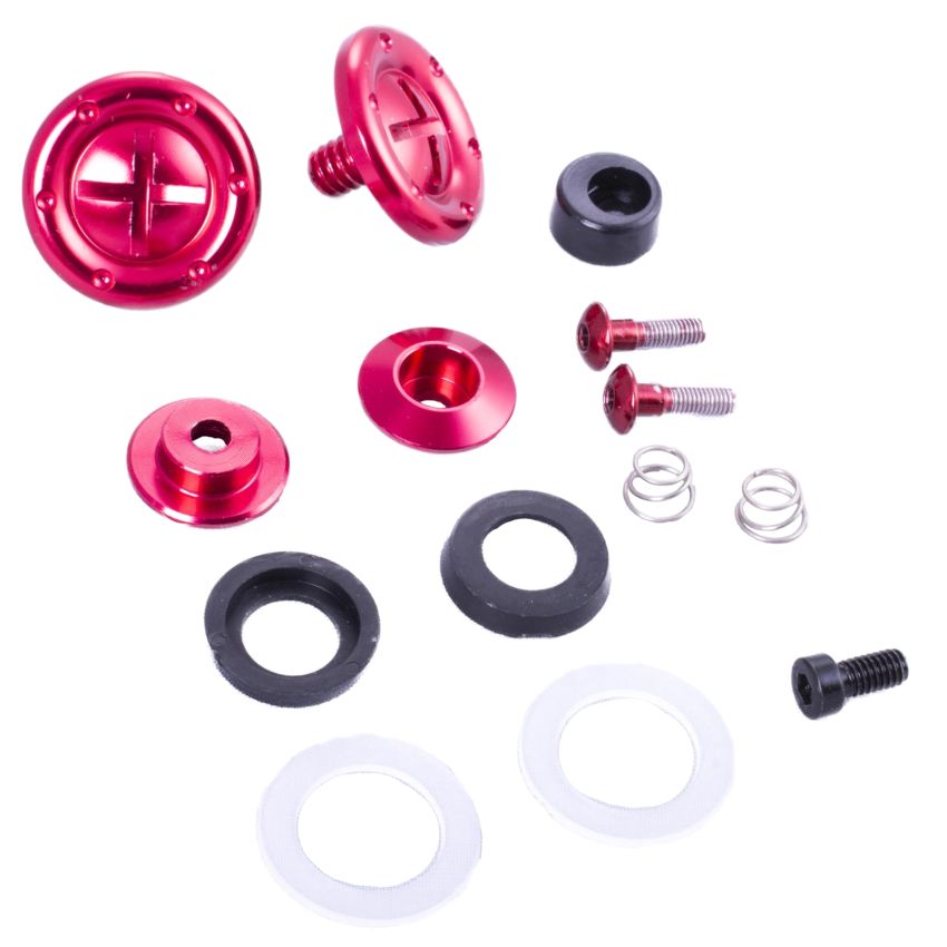RACEQUIP RQP205111 Shiled Hardware Kit Pro Vesta Red