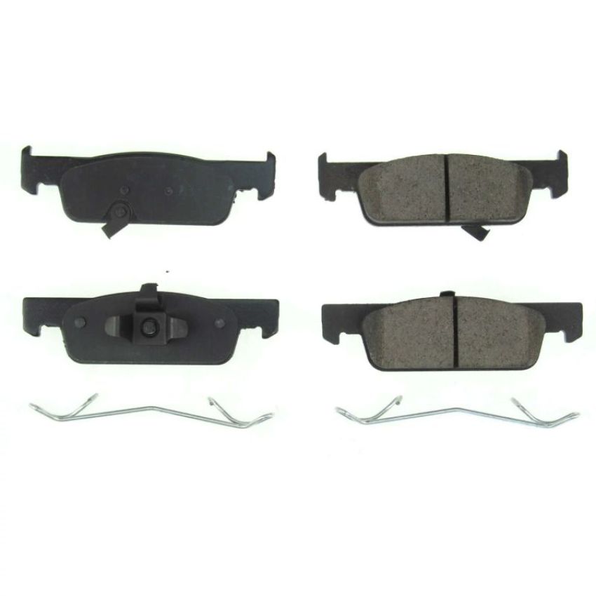 PowerStop 17-1955 PowerStop - Z17 Low-Dust Ceramic Brake Pads with Hardware