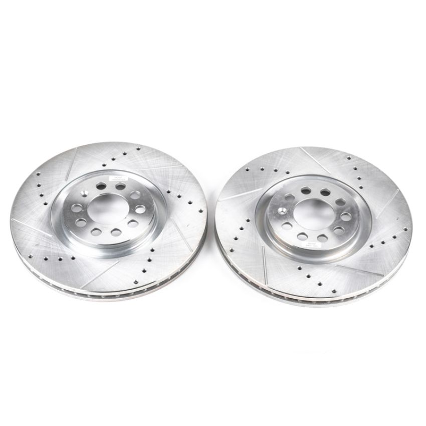 PowerStop EBR646XPR PowerStop Evolution Performance Drilled, Slotted & Plated Brake Rotor Pair
