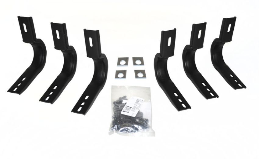 Go Rhino 6840455 07-10 Chevrolet Silverado 2500HD/3500HD Brackets for OE Xtreme Cab Length SideSteps