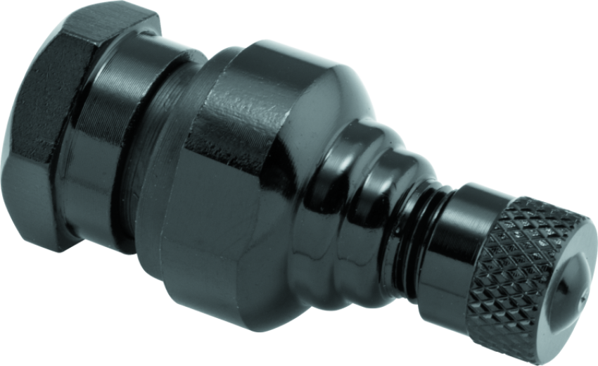 BikeMaster 151978 Valve Stem Aluminum 8.3mm Pair - Black