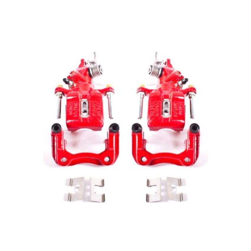 PowerStop S2068 Red Powder Coated Calipers