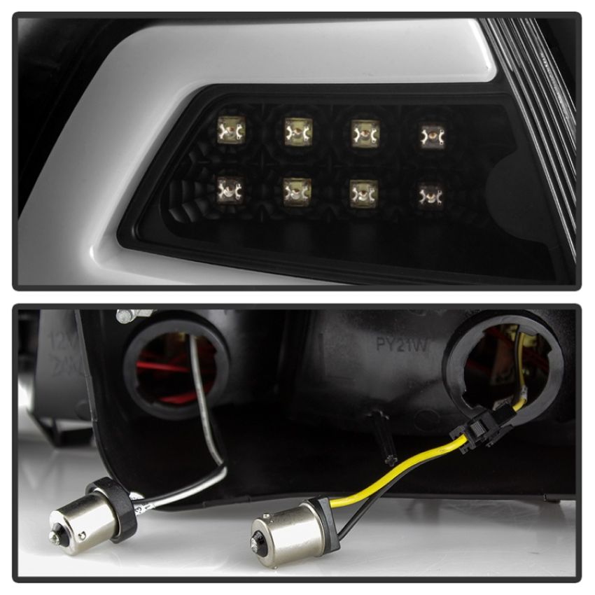 SPYDER 5086068 LED Tail Lights - Version 2 - Black
