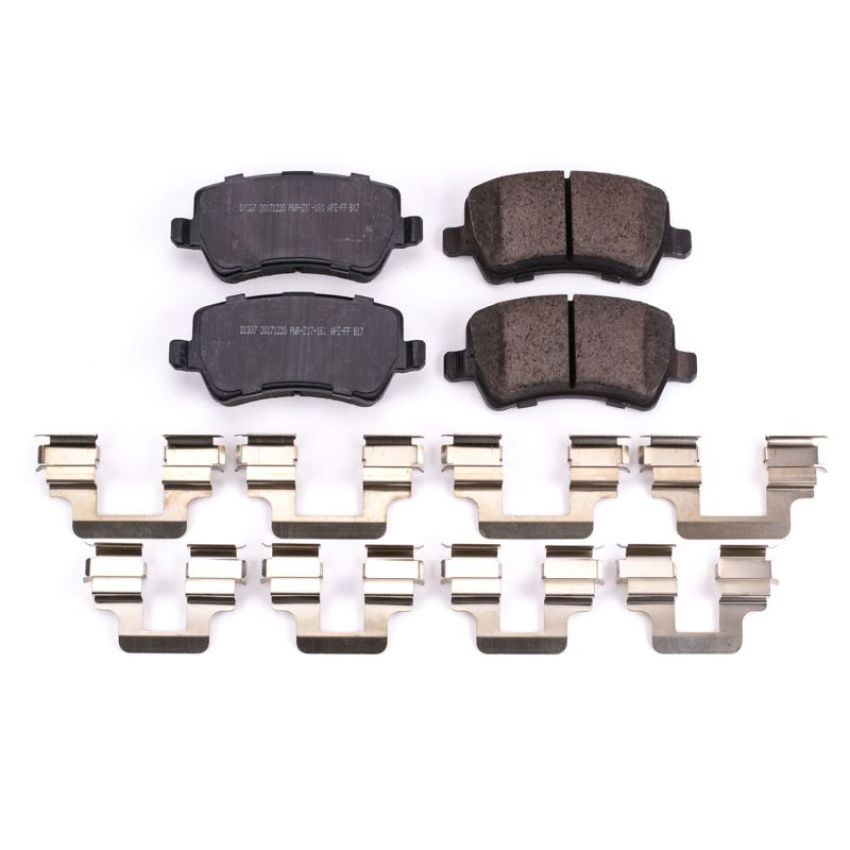 PowerStop 17-1307 PowerStop - Z17 Low-Dust Ceramic Brake Pads with Hardware