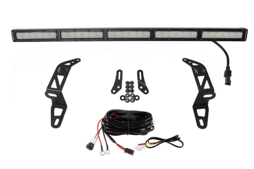 Diode Dynamics DD6078 18-21 Jeep JL Wrangler/Gladiator SS30 Bumper Bracket Kit - White Flood (Single)