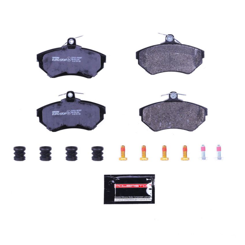 PowerStop ESP1824 EuroStop ECE-R90 Certified Brake Pad Set