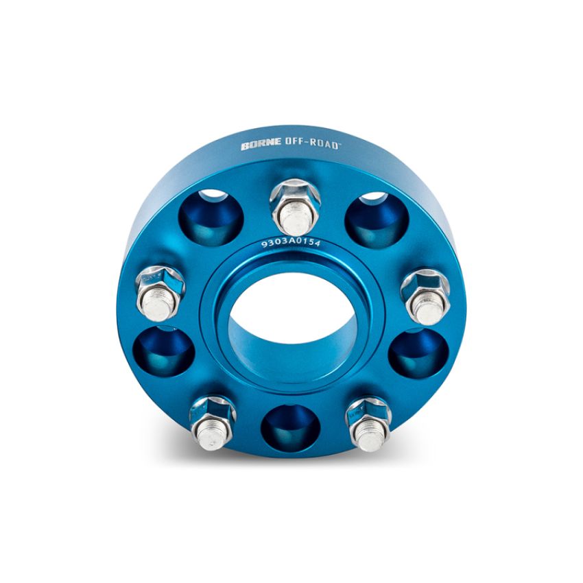 Borne Off-Road BNWS-003-450BL Wheel Spacers - 5x127 - 71.6 - 45mm - M14 - Blue