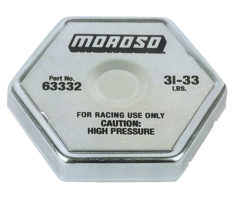 MOROSO MOR63332 Radiator Cap 31-33 psi Hexagon