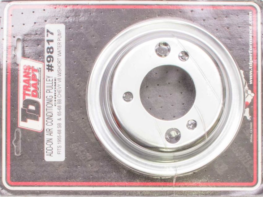 TRANS-DAPT TRA9817 PULLEY BB CHEV A/C ADD-O