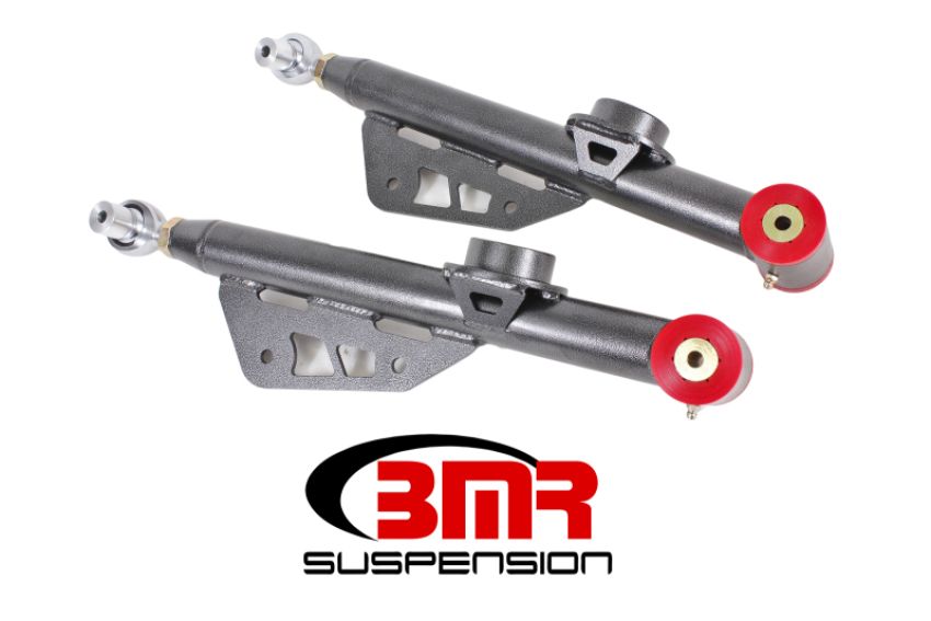 BMR Suspension TCA049H Lower Control Arms, DOM, Single Adj, Poly/rod End