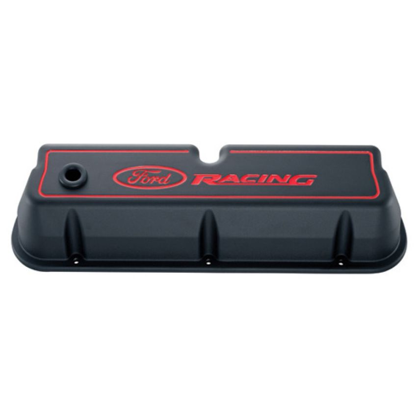 Ford Racing 302-003 Ford Racing Logo Die-Cast Valve Covers Black