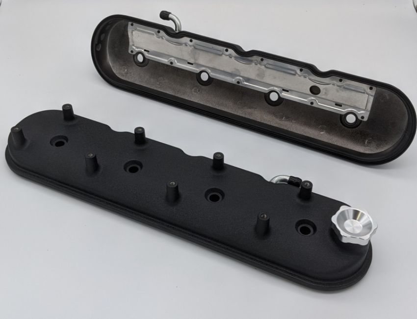 Granatelli Motor Sports 640367 Cast Valve Covers For Ls