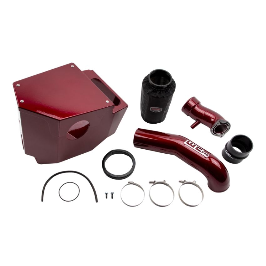 Wehrli WCF100684-CR 20-24 Duramax L5P 4in Stage 2 Intake Kit - Candy Red