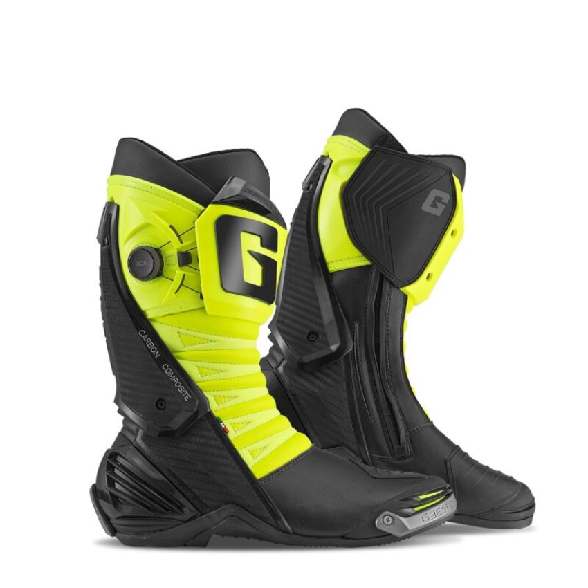 Gaerne 2460-019-13 GP1 LS Boot Black/Fluorescent Yellow Size - 13