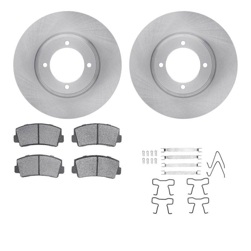 Dynamic Friction 6512-80253 Rotor Kit