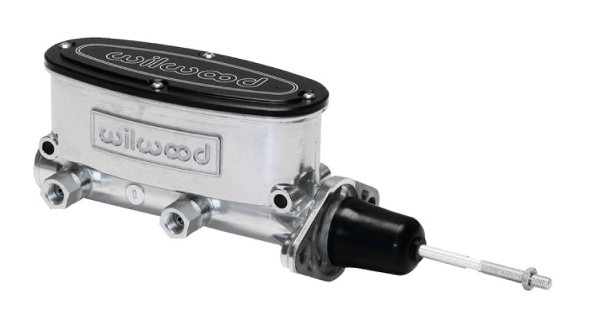 Wilwood 260-9439-P High Volume Tandem Master Cylinder - 7/8in Bore Ball Burnished-W/Pushrod