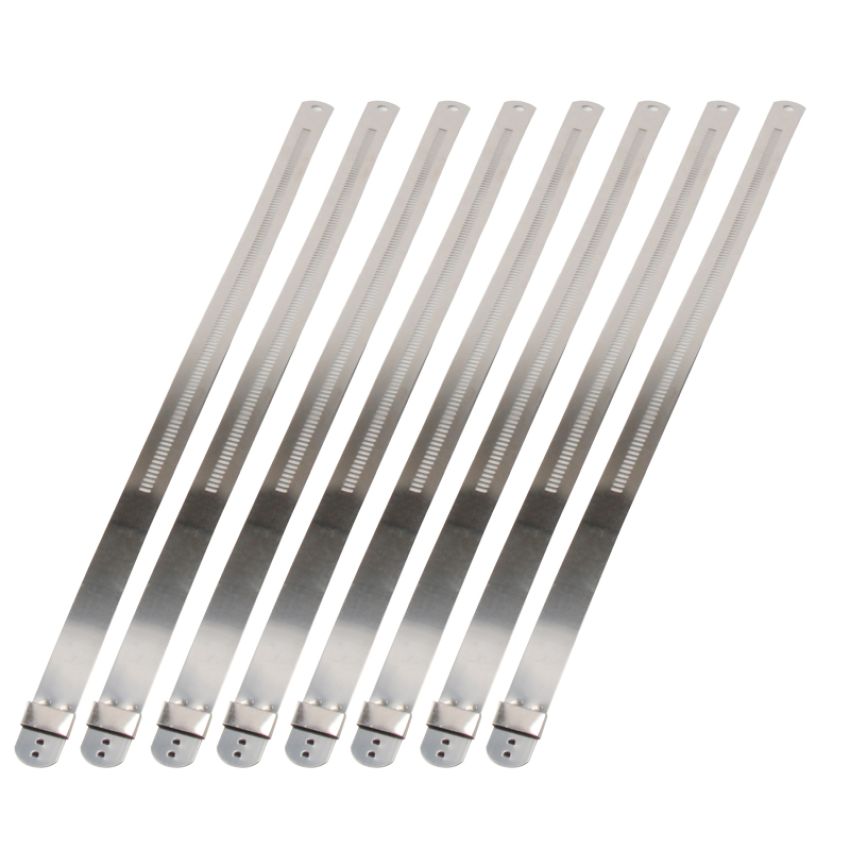 Design Engineering 10211 SS Posi Locking Ties 12mm x 9in 8pk