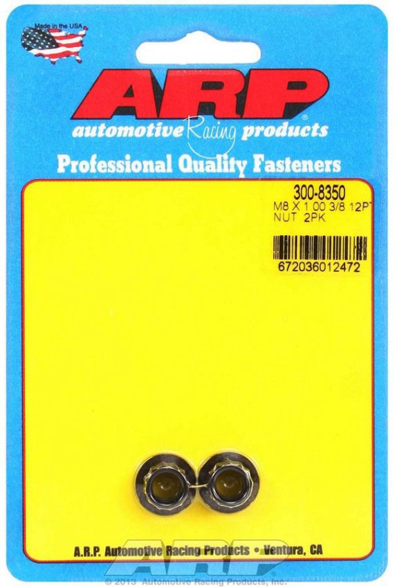 ARP ARP300-8350 8mm x 1.00 12pt Nut Kit (2pk)