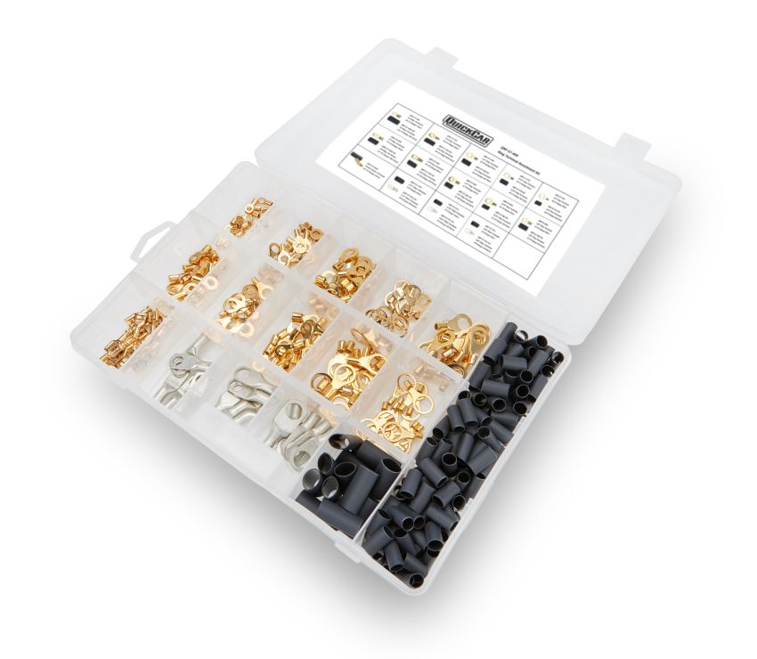 QUICKCAR RACING PRODUCTS QRP57-499 Ring Terminal Assortment with Case