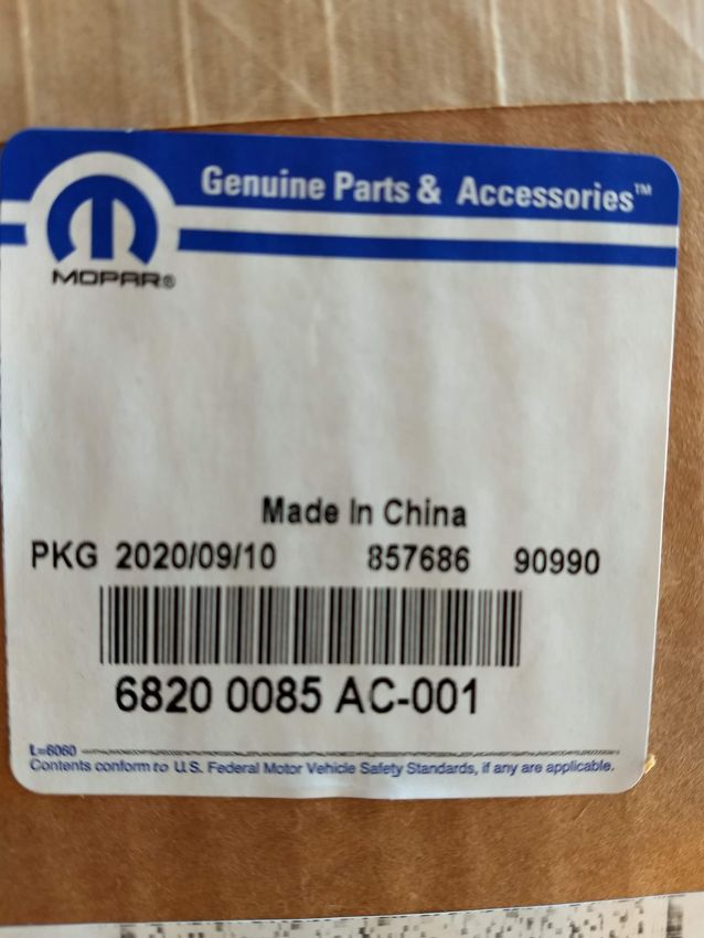 Mopar 68200085AC LAMP, Headlamp Park And Turn
