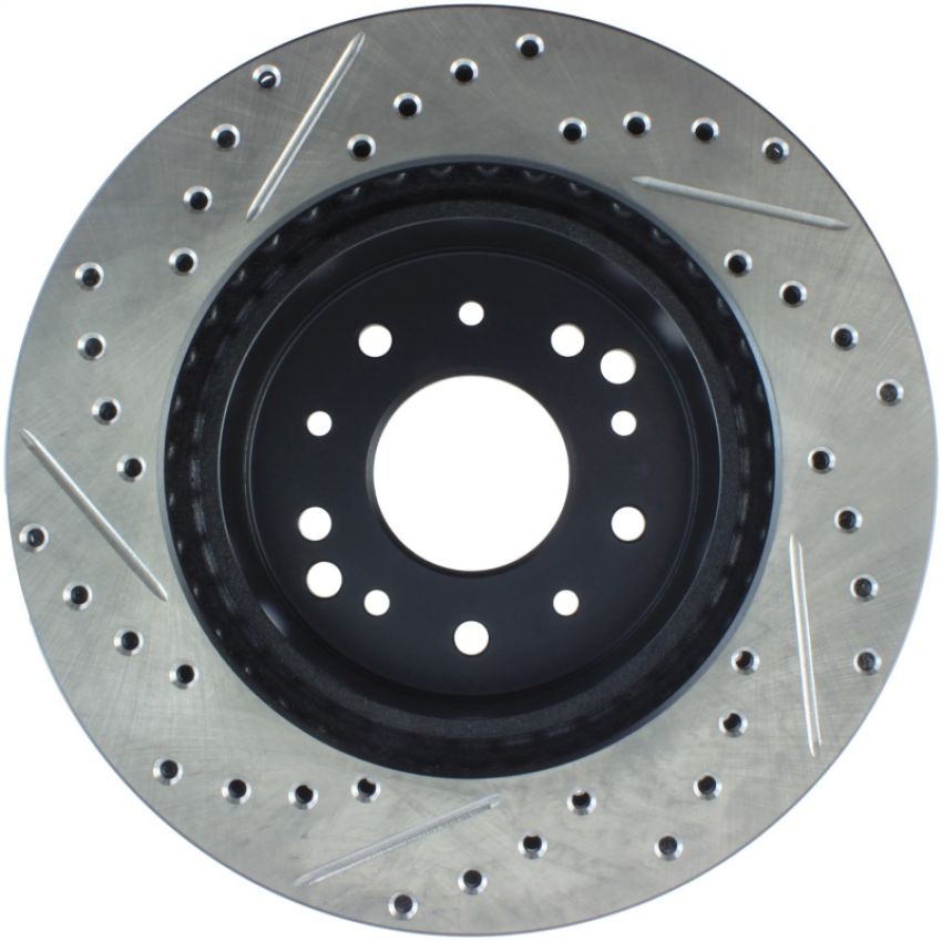 Stoptech 127.62007L Slotted & Drilled Sport Brake Rotor