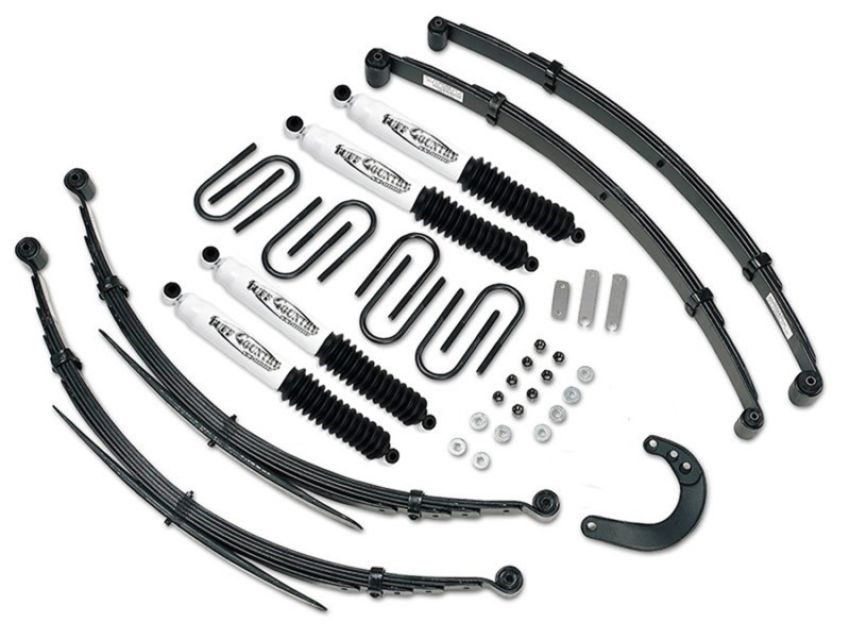 Tuff Country 14713KN 73-87 Chevy Blazer 4X4 4in Lift Kit Heavy Duty (w/52in Rear Springs SX8000)