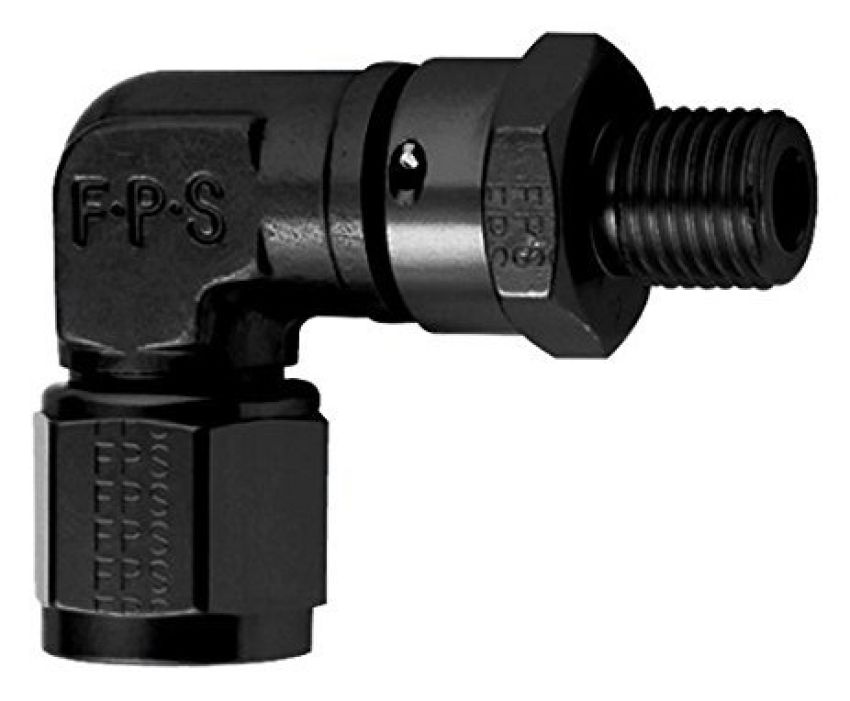 FRAGOLA FRG499006-BL 6an Female to 6an ORB Male 90-Deg Swivel