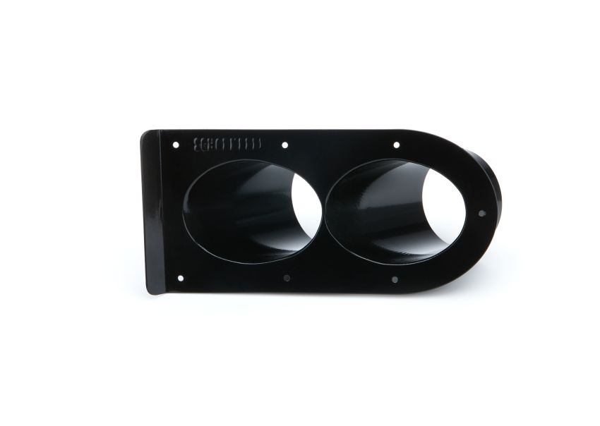 SCHOENFELD SCH300TSB-45-2 Tail Pipe Saver 3in Dual 45deg Black