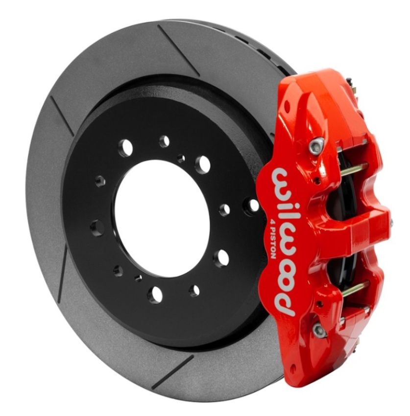 Wilwood 140-16047-R AERO6 Rear Brake Kit 14.5in 2016-2018 Toyota Land Cruiser (J200) w/ Lines - Red