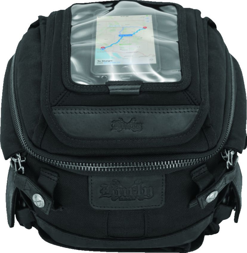 Burly Brand B15-1010B Voyager Tank/Tail Bag - Black